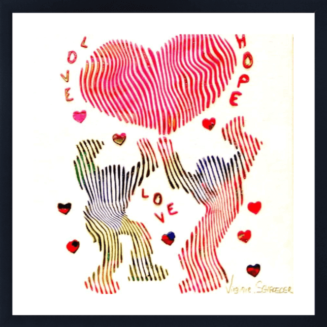 keith haring virginie schroeder artwork